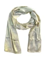 Szal z jedwabiu SREBRNY ZIELONY.webp