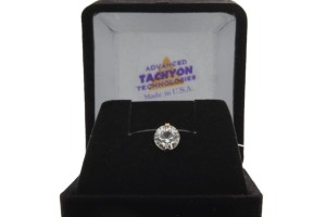 Wisiorek z cyrkonii „Floater” – wypełniony złotem