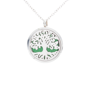 Wisiorek ochronny - ochrona osobista PEM z ultra dyskiem w środku! Zielone drzewo