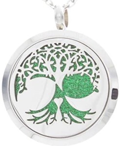 Wisiorek ochronny - ochrona osobista PEM z ultra dyskiem w środku! Zielone drzewo 2